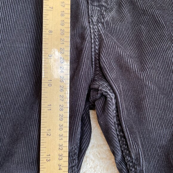 Banana Republic Mens 32x32 Corduroy Pants Black Pima Cotton Straight Leg - Picture 8 of 11